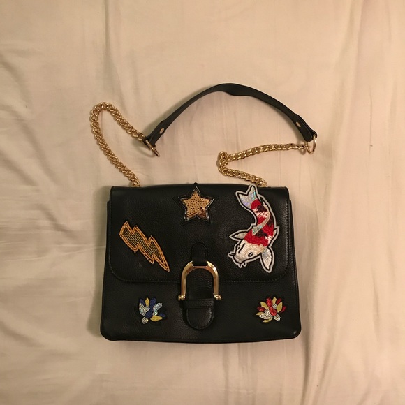 Sam Edelman Handbags - Unique bag with patches. Never used.
